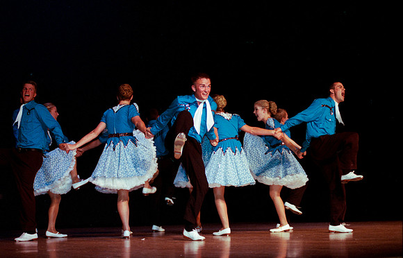 Folk Dance team performs at Ricks College.