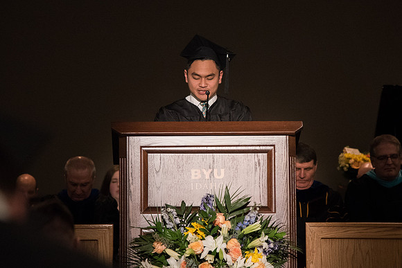 BYU-Idaho Winter Semester Graduation. Language and Letters. Apr 2018