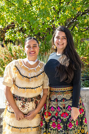 International Students show their spirit at the Spirit Week Cultural Fashion Show.