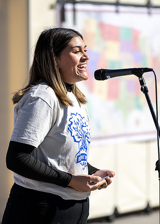 International Students show their spirit at the Spirit Week Cultural Fashion Show.