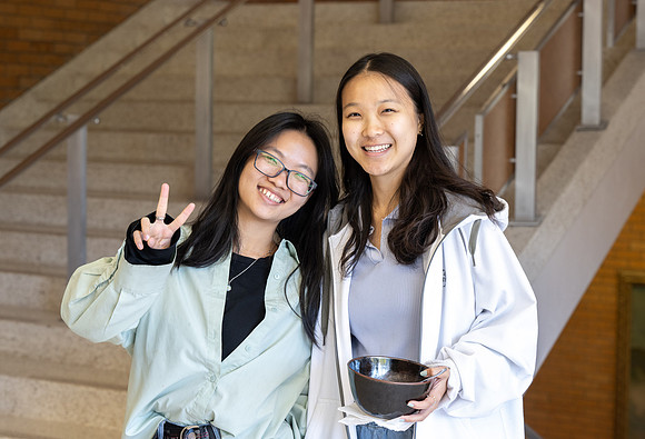 International Students show their spirit at the Spirit Week.