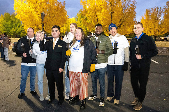Spirit Week parade and torch lighting ceremony - Oct 2023