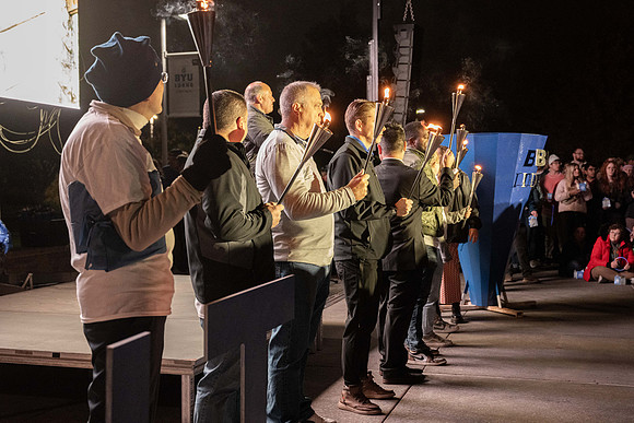Spirit Week parade and torch lighting ceremony - Oct 2023