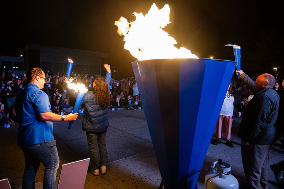 Spirit Week parade and torch lighting ceremony - Oct 2023