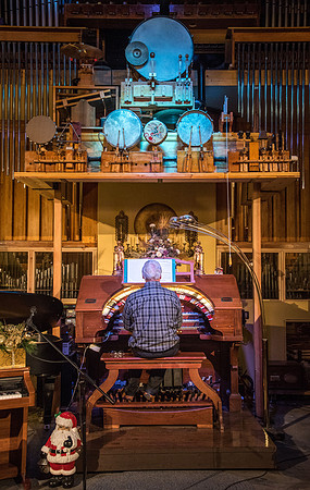 University Relations Christmas Party at Jim Clark's Magical Music Barn.