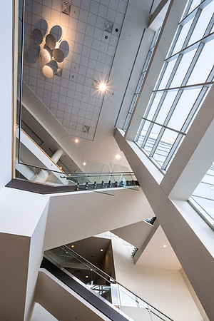 Interior of the BYUI Center.
