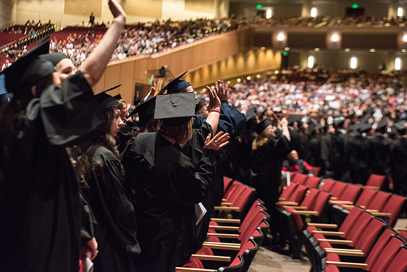 BYU-Idaho Winter Semester Graduation. Commencement.
