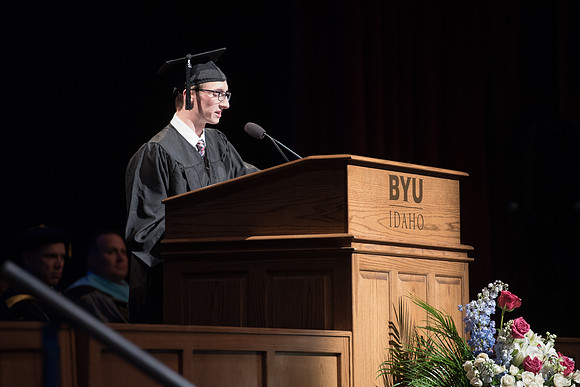 BYU-Idaho Graduates at Convocation for Agriculture and Life Sciences. April 2018