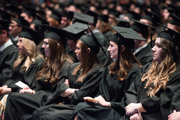 BYU-Idaho Graduates at Convocation for Agriculture and Life Sciences. April 2018