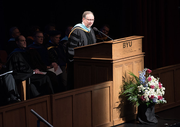 BYU-Idaho Graduates at Convocation for Agriculture and Life Sciences. April 2018