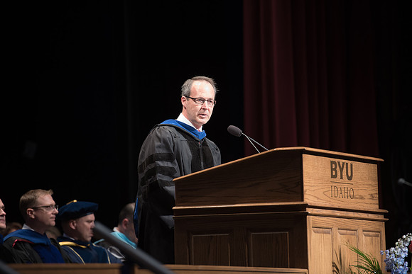 BYU-Idaho Graduates at Convocation for Agriculture and Life Sciences. April 2018