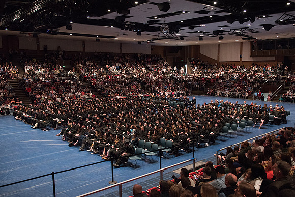 BYU-Idaho Graduates at Convocation for Agriculture and Life Sciences. April 2018