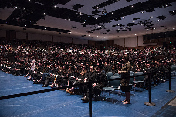 BYU-Idaho Graduates at Convocation for Agriculture and Life Sciences. April 2018