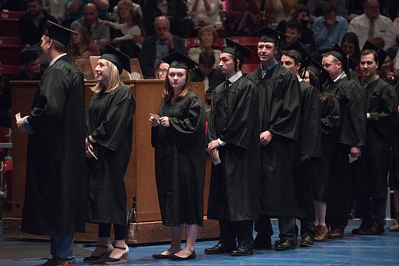 BYU-Idaho Graduates at Convocation for Agriculture and Life Sciences. April 2018