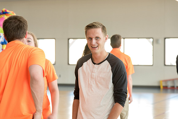 New students enjoy a free meal and spend time with all the new students.