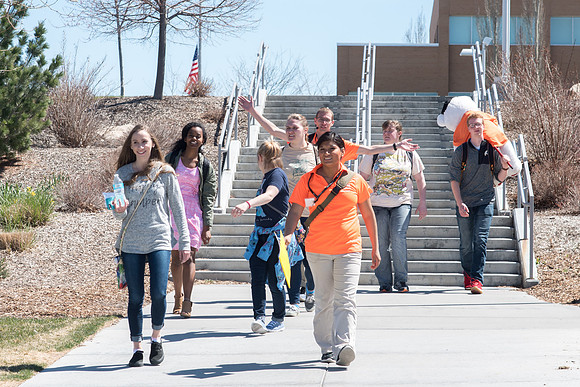 New students go on a tour with thier I-Team and discover BYU-Idaho.