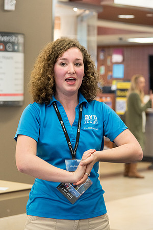 New students go on a tour with thier I-Team and discover BYU-Idaho.