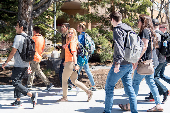 New students go on a tour with thier I-Team and discover BYU-Idaho.
