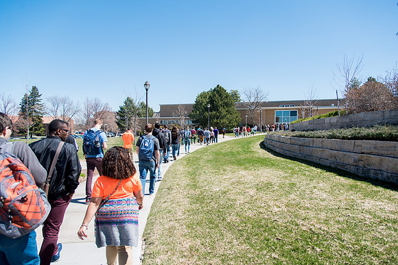 New students go on a tour with thier I-Team and discover BYU-Idaho.