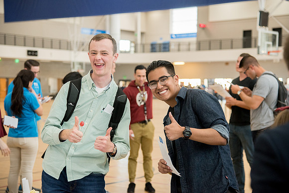 New students visit with representatives from the various campus organizations and have the opportunity to sign-up and participate.