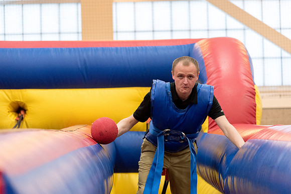 Students party and have fun at I-Night before the school starts.