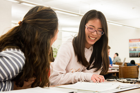 Students preparing for their exam at the last week of Winter Semester.