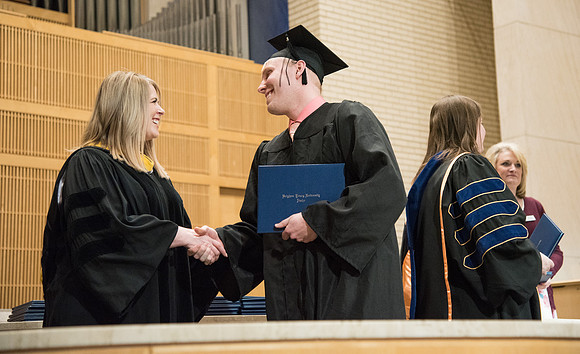 Convocation for BYU-Idaho Interdisciplinary Studies in the Taylor Chapel. April 2018