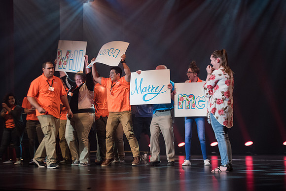 BYU-Idaho Get Connected Activities. A Student Support Volunteer asked his girlfriend to marry him during the Talent Show. Apr 2018