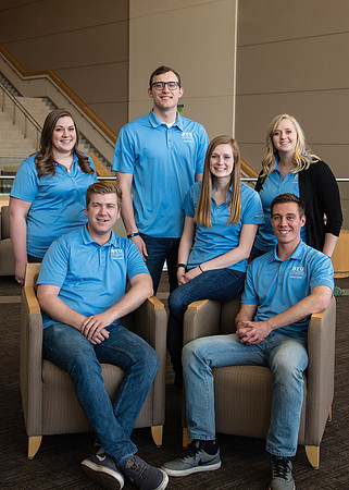 Student Support group photo in the I-Center.