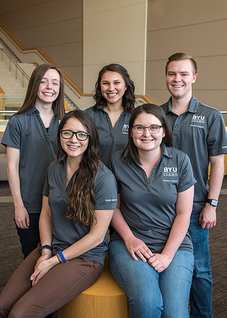 Student Support group photo in the I-Center.