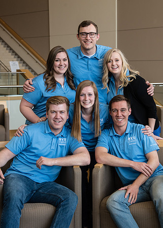 Student Support group photo in the I-Center.
