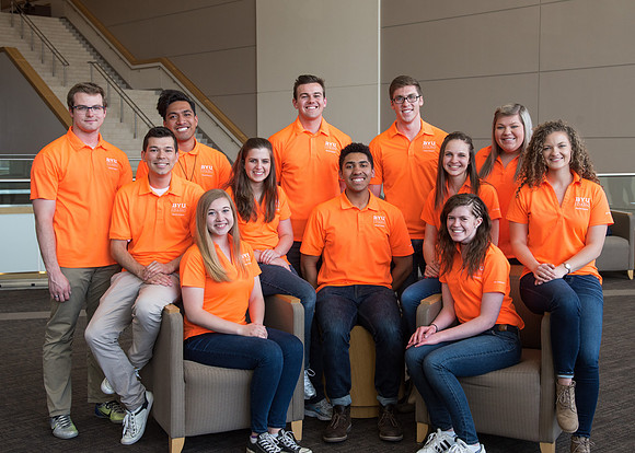 Student Support group photo in the I-Center.