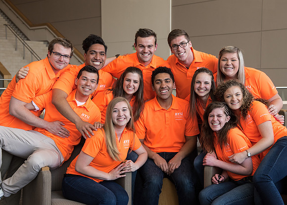 Student Support group photo in the I-Center.