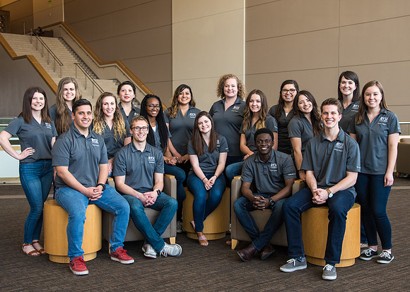 Student Support group photo in the I-Center.