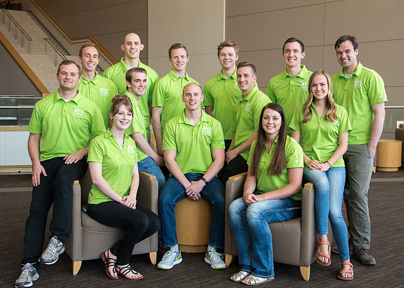 Student Support group photo in the I-Center.
