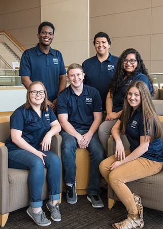 Student Support group photo in the I-Center.
