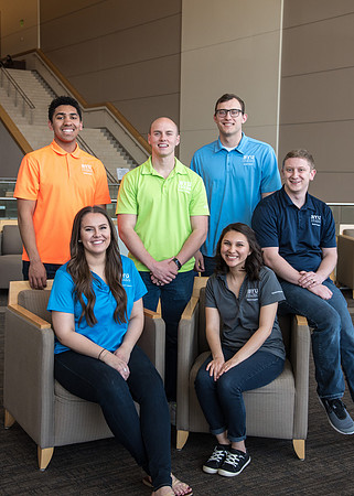 Student Support group photo in the I-Center.