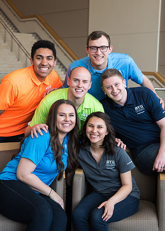 Student Support group photo in the I-Center.