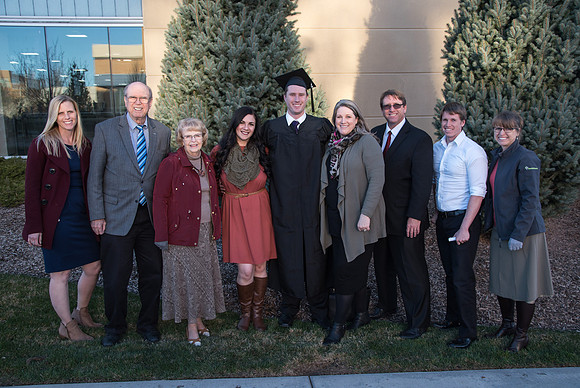 Winter Semester Graduation after Commencement at the BYU-Idaho Center. April 2018