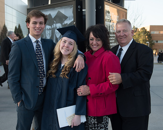 Winter Semester Graduation after Commencement at the BYU-Idaho Center. April 2018