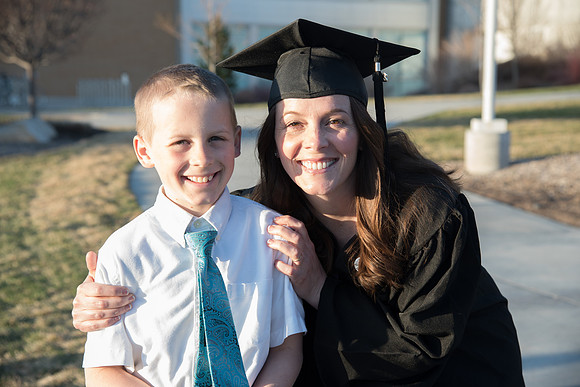 Winter Semester Graduation after Commencement at the BYU-Idaho Center. April 2018