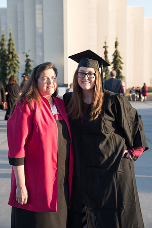 Winter Semester Graduation after Commencement at the BYU-Idaho Center. April 2018