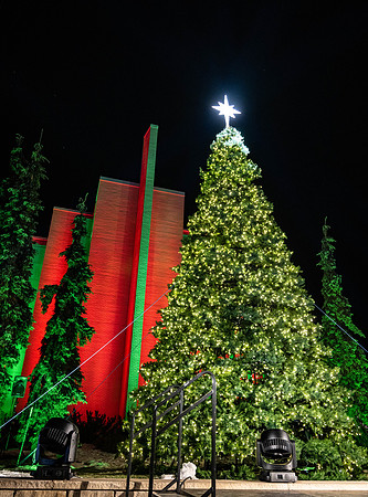 Christmas Tree lighting and festivities at BYU-Idaho.