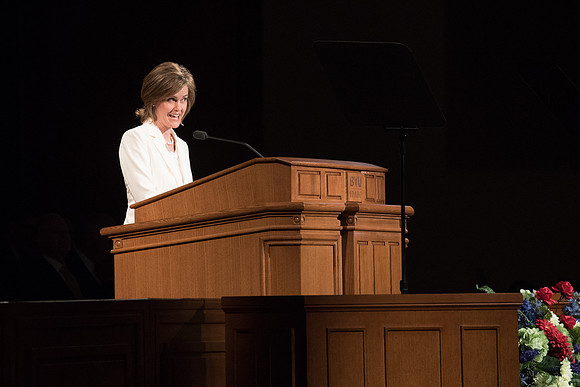 Elder Patrick Kearon, a member of the Presidency of the Seventy of The Church of Jesus Christ of Latter-day Saints, and his wife addressed young adults worldwide during a devotional on Sunday, May 6,