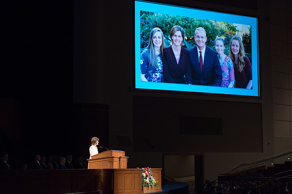 Elder Patrick Kearon, a member of the Presidency of the Seventy of The Church of Jesus Christ of Latter-day Saints, and his wife addressed young adults worldwide during a devotional on Sunday, May 6,
