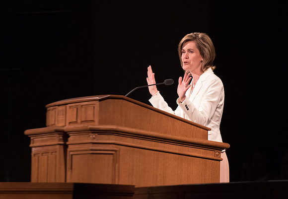 Elder Patrick Kearon, a member of the Presidency of the Seventy of The Church of Jesus Christ of Latter-day Saints, and his wife addressed young adults worldwide during a devotional on Sunday, May 6,