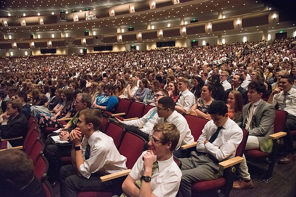 Elder Patrick Kearon, a member of the Presidency of the Seventy of The Church of Jesus Christ of Latter-day Saints, and his wife addressed young adults worldwide during a devotional on Sunday, May 6,