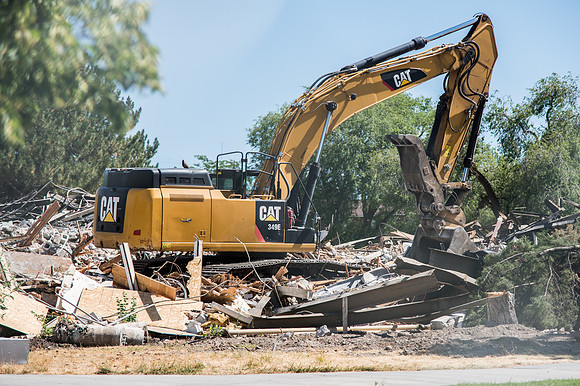 BYU-Idaho Kirkham building demolition. Summer Term