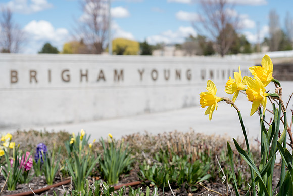 Spring season on campus.