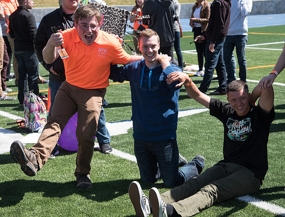 Get Connected activities held at the BYU-Idaho Stadium. April 2018